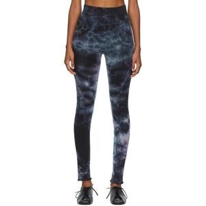 RAQUEL ALLEGRA Nebula Cloud Hand Dyed Tie-Dye Legging Pant SSENSE 0 XS $175